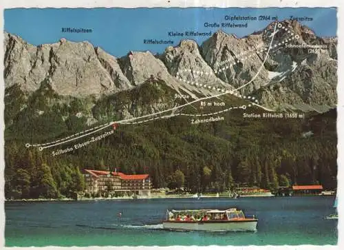[Ansichtskarte] GERMANY - Eibsee / Oberbayern. 
