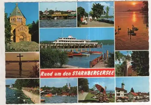 [Ansichtskarte] GERMANY - Rund um den Starnbergersee. 