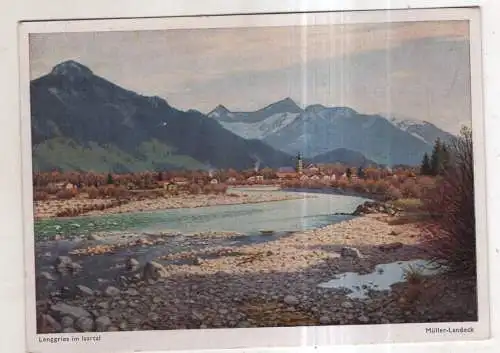 [Ansichtskarte] GERMANY - Lenggries im Isartal. 