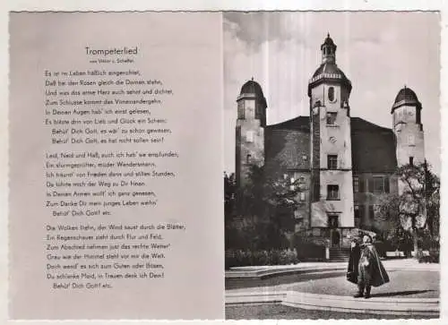 [Ansichtskarte] GERMANY - Säckingen am Rhein - Trompeterlied. 