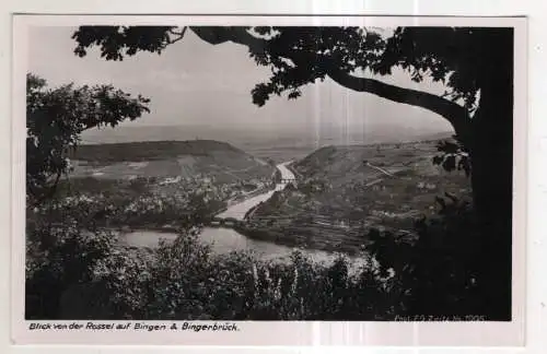 [Ansichtskarte] GERMANY - Blick von der Rossel auf Bingen & Bingerbrück. 