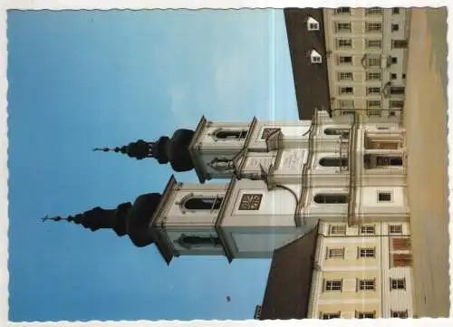 [Ansichtskarte] AUSTRIA - Benediktinerstift Kremsmünster - Stiftskirche Westfassade. 