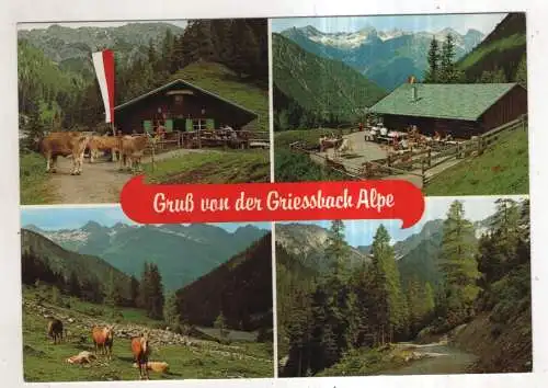 [Ansichtskarte] AUSTRIA - Häselgehr - Griesbach Alpe. 