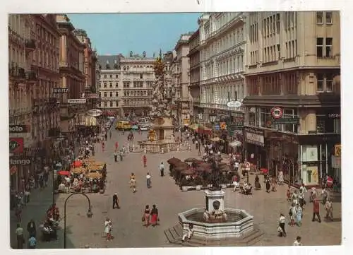 [Ansichtskarte] AUSTRIA - Wien - Graben mit Pestsäule. 