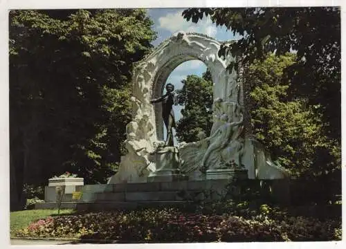 [Ansichtskarte] AUSTRIA - Wien - Johann-Strauß-Denkmal im Stadtpark. 