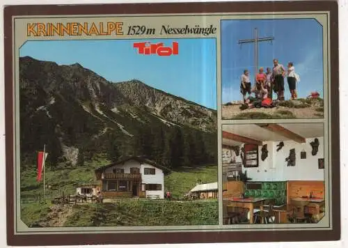 [Ansichtskarte] AUSTRIA - Krinnenalpe / Nesselwängle. 