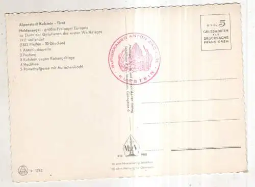 [Ansichtskarte] AUSTRIA - Kufstein. 