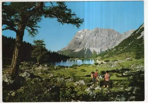 [Ansichtskarte] AUSTRIA -  Sebensee mit Zugspitze. 