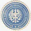 [Ansichtskarte] SIEGELMARKE - Königlich Preussische General Ordens Commission. 