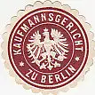 [Ansichtskarte] SIEGELMARKE - Kaufmannsgericht zu Berlin. 