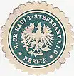 [Ansichtskarte] SIEGELMARKE - K. Pr. Haupt-Steueramt ... Berlin. 