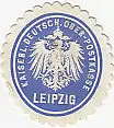 [Ansichtskarte] SIEGELMARKE - Kaiserl. Deutsch. Ober-Postkasse Leipzig. 