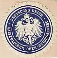 [Ansichtskarte] SIEGELMARKE - Deutsches Reich Kaiserlicher Ober-Reichsanwalt. 