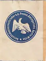 [Ansichtskarte] SIEGELMARKE - Gerichtskassenvollzieher b. d. Preuss. Amtsgericht Berlin-Mitte. 