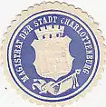 [Ansichtskarte] SIEGELMARKE - Magistrat der Stadt Charlottenburg. 