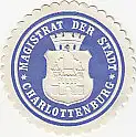 [Ansichtskarte] SIEGELMARKE - Magistrat der Stadt Charlottenburg. 