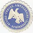 [Ansichtskarte] SIEGELMARKE - Preuss. Amtsgericht Berlin-Schöneberg. 