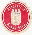 [Ansichtskarte] SIEGELMARKE - Magistrat Schöneberg. 