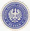 [Ansichtskarte] SIEGELMARKE - Königl. Preuss. Amtsgericht Jessen. 