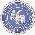 [Ansichtskarte] SIEGELMARKE - Preuss. Amtsgericht Treuenbrietzen. 