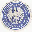 [Ansichtskarte] SIEGELMARKE - Koen. Preuss. Amtsgericht Seehausen i. d. Altmark. 