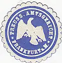 [Ansichtskarte] SIEGELMARKE - Preuss. Amtsgericht Frankfurt a. M. 