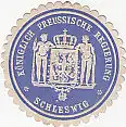 [Ansichtskarte] SIEGELMARKE - Königlich Preussische Regierung Schleswig. 