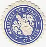 [Ansichtskarte] SIEGELMARKE - Magistrat der Stadt Coeslin. 