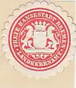 [Ansichtskarte] SIEGELMARKE - Freie Hansestadt Bremen Landherrenamt. 