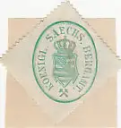 [Ansichtskarte] SIEGELMARKE - Koenigl. Saechs. Bergamt. 