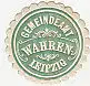 [Ansichtskarte] SIEGELMARKE - Gemeinde Wahren Leipzig. 