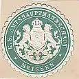 [Ansichtskarte] SIEGELMARKE - K. S. Amtshauptmannschaft Meissen. 