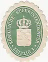 [Ansichtskarte] SIEGELMARKE - Königliche Superintendentur Leipzig I. 