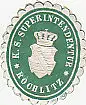 [Ansichtskarte] SIEGELMARKE - K. S.  Superintendentur Rochlitz. 