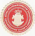[Ansichtskarte] SIEGELMARKE - Grossherzogl Sächs. Staatsministerium Department d. Kultus. 