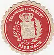 [Ansichtskarte] SIEGELMARKE - Staatsanwaltschaft Eisenach. 