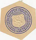 [Ansichtskarte] SIEGELMARKE - Grossherzogl. Residenzstadt Weimar. 