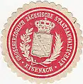 [Ansichtskarte] SIEGELMARKE - Grossherzoglich Sächsische Staatsanwaltschaft Eisenach. 