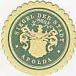 [Ansichtskarte] SIEGELMARKE - Rat der Stadt Apolda. 