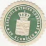 [Ansichtskarte] SIEGELMARKE - Herzogl. S. Steuer u. Rentamt zu Schmölln. 