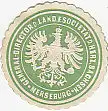[Ansichtskarte] SIEGELMARKE - General-Director d. Land. f. Societät d. Herz. Sachsen Merseburg. 