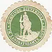 [Ansichtskarte] SIEGELMARKE - Gemeinde Dietendorf Landrathsamte Gotha. 