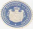 [Ansichtskarte] SIEGELMARKE - Fürstliches Amtsgericht Ebeleben. 