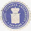 [Ansichtskarte] SIEGELMARKE - Fürstl. Schwarzb. Amtsgericht Arnstadt. 