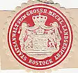 [Ansichtskarte] SIEGELMARKE - Staatsanwalt beim Grossh. Meckl. Landgericht Rostock. 