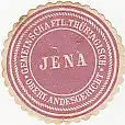 [Ansichtskarte] SIEGELMARKE - Gemeinschaftl. Thüringisch. Oberlandesgericht Jena. 