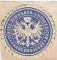 [Ansichtskarte] SIEGELMARKE - Fürstl Schwarzb. Amtsgericht Frankenhausen. 