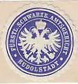 [Ansichtskarte] SIEGELMARKE - Fürstl Schwarzb. Amtsgericht Rudolstadt. 