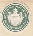 [Ansichtskarte] SIEGELMARKE - Grossherzogl. Oldenb. Amtsgericht Oldenburg. 
