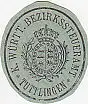 [Ansichtskarte] SIEGELMARKE - K. Württ. Bezirkssteueramt Tuttlingen. 